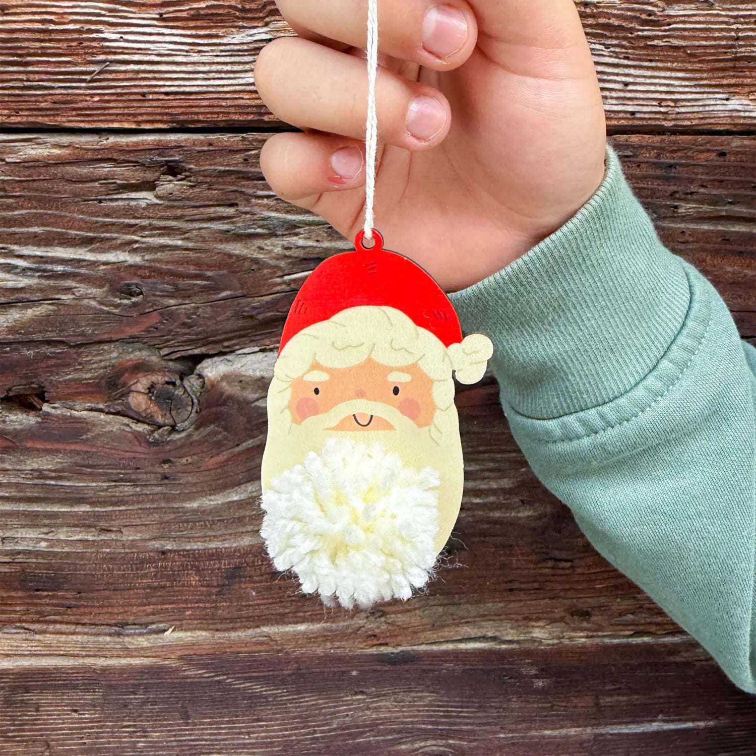 Make Your Own Pom Pom Santa Decoration Kit