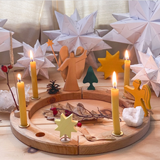 Grimm's Celebration Ring Deco Fir Tree