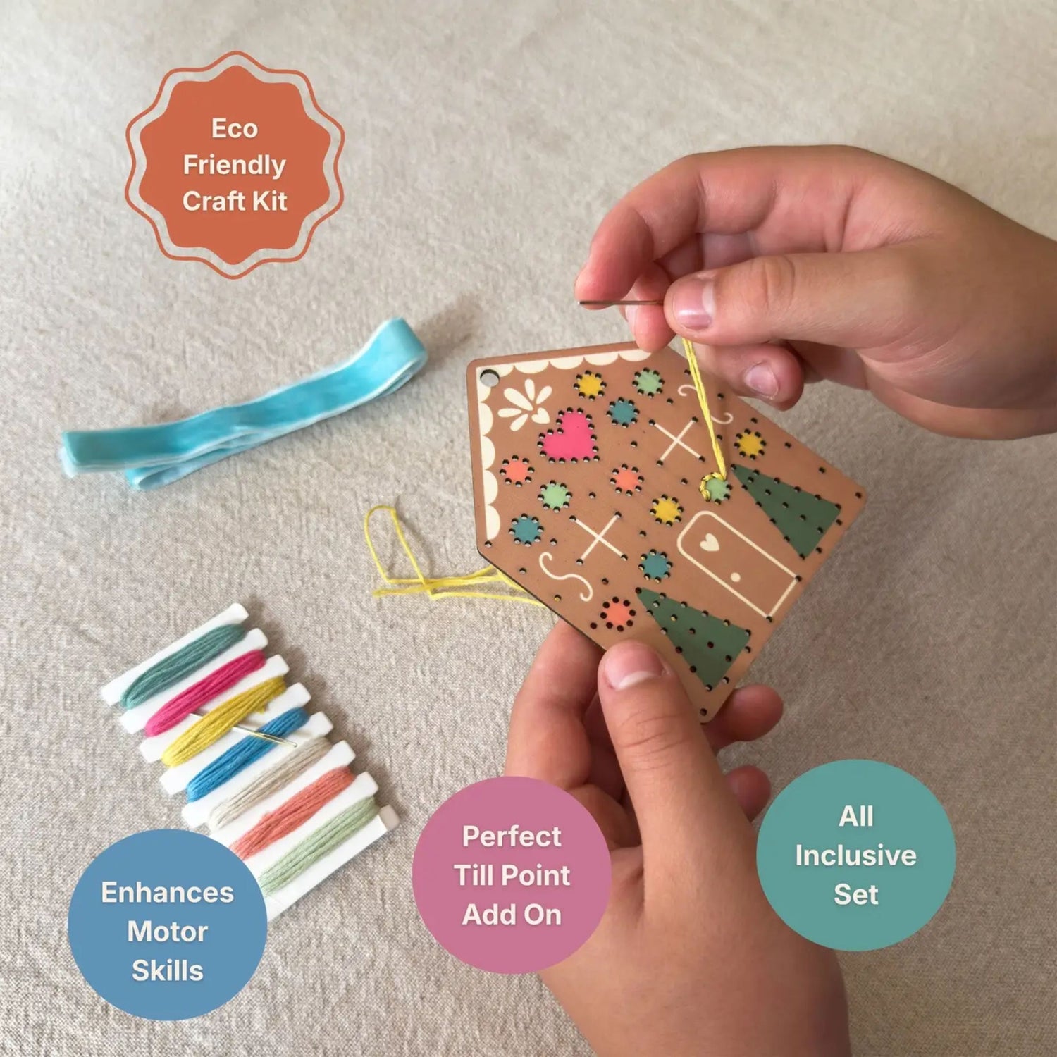 Make Your Own Stitched Gingerbread House