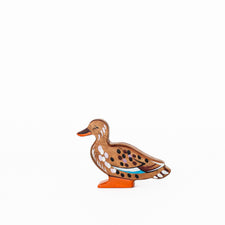 Brown Duck | Wooden Toy Figurine