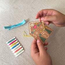 Make Your Own Stitched Gingerbread House