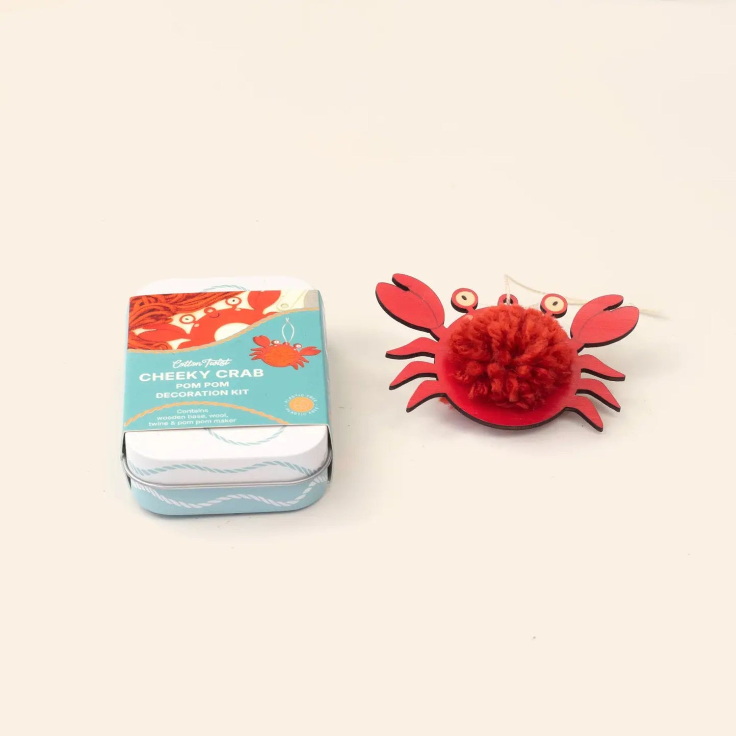 Make Your Own Pom Pom Crab Decoration Kit
