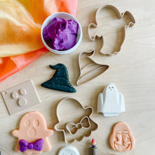 Halloween Ghost Eco Stamp and Cutter Playdough Set