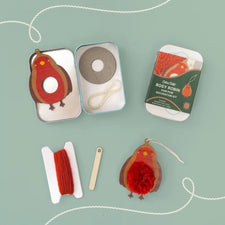 Make Your Own Pom Pom Robin Decoration Kit