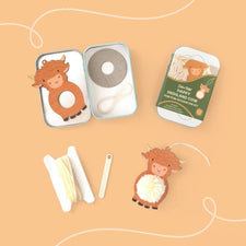 Make Your Own Pom Pom Highland Cow