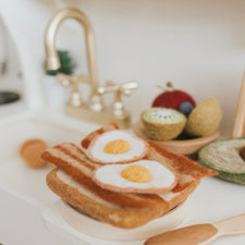 Felt Bacon and Eggs | Play Food Set