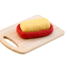 Felt Butter on Dish (2 pcs) | Play Food