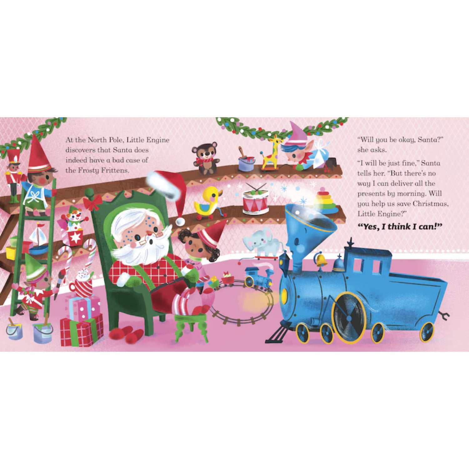 The Little Engine That Could Saves Christmas | Hardcover