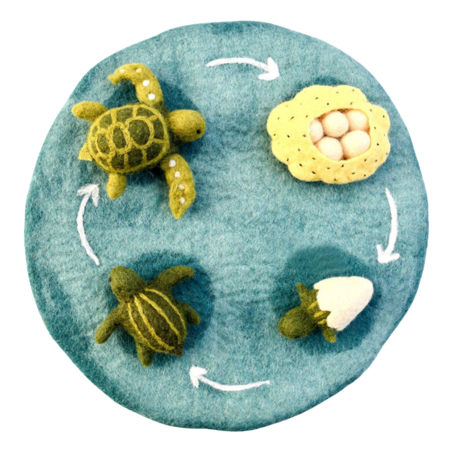 Felt Life Cycle Playmat (Water)