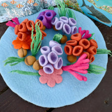 Felt Coral Reef Playmat Playscape (Fish Sold Separately)