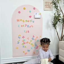 Magic Playwall - Arch Magnetic Wall Decal (Petal PInk)