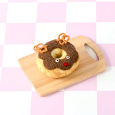 Felt Reindeer Donut | Christmas Play Food