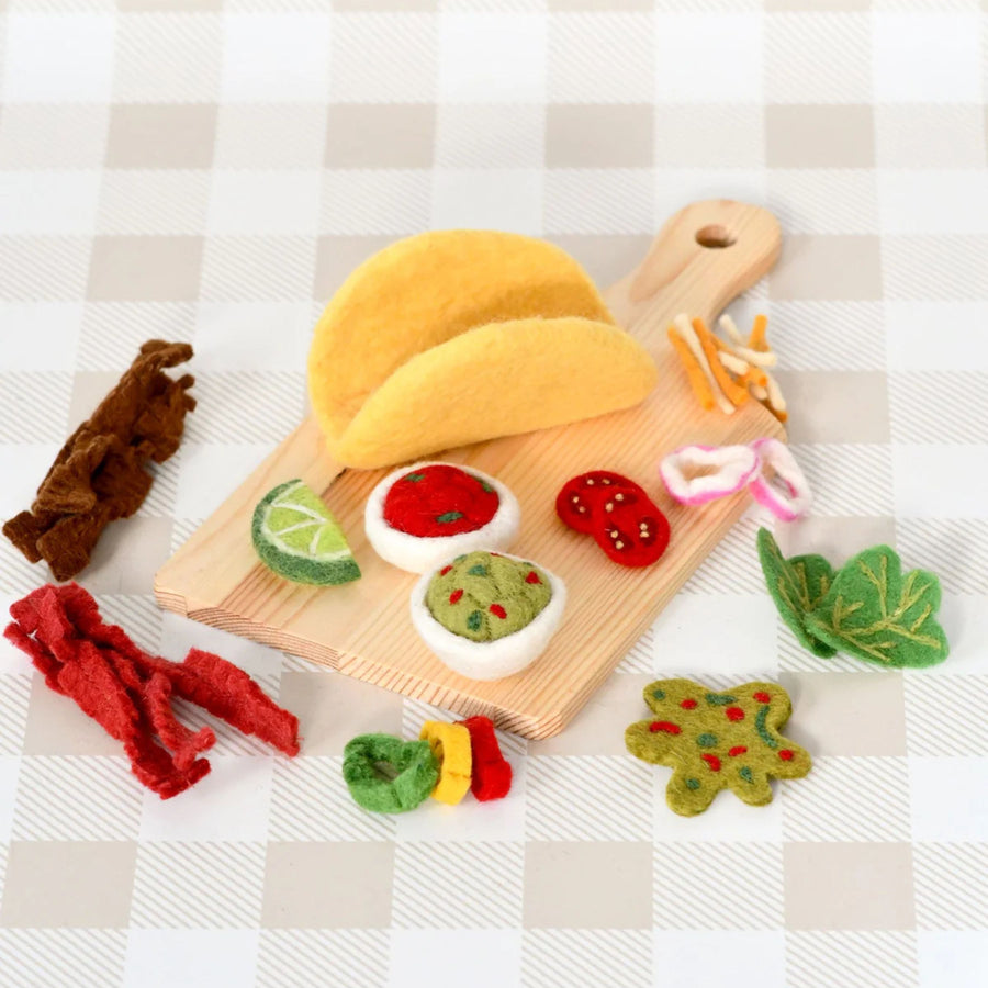 Felt Taco Play Food Set