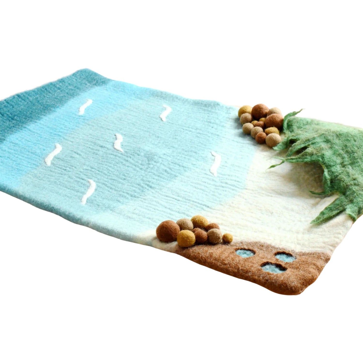 Felt Sea and Rockpool Playmat Playscape (Large)