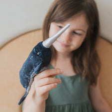 Mini Narwhal Finger Puppet