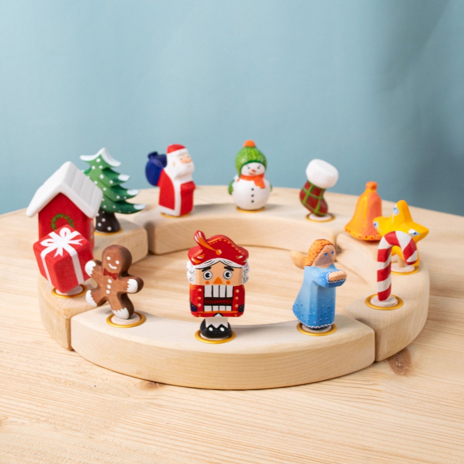 PRE-ORDER Celebration Ring (Full Set) | Wooden Christmas Toy