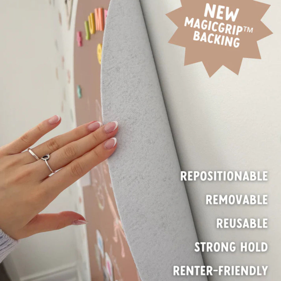 JUMBO Magic Playwall - Arch Magnetic Wall Decal (Caramel)