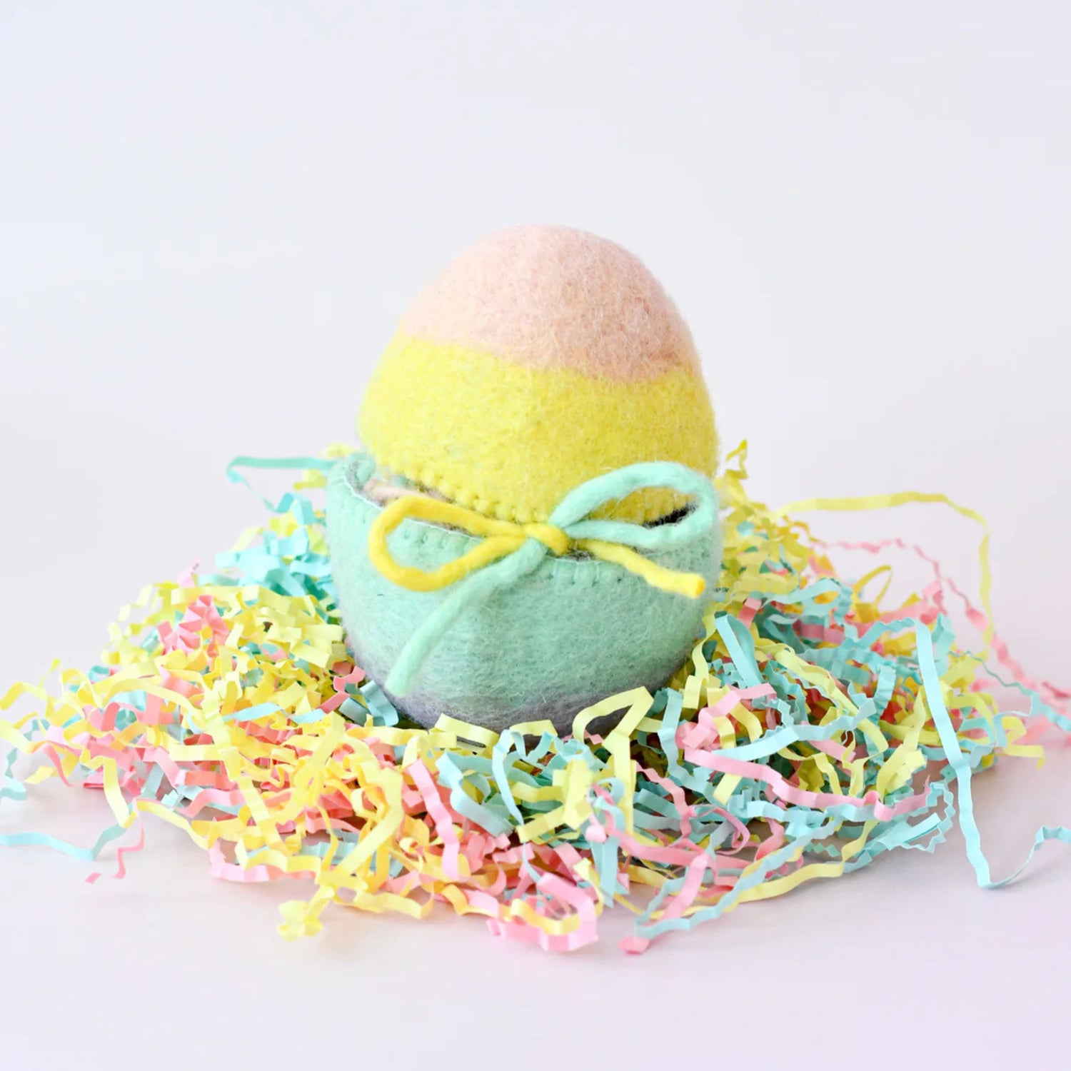 Felt Rainbow Surprise Egg with Unicorn