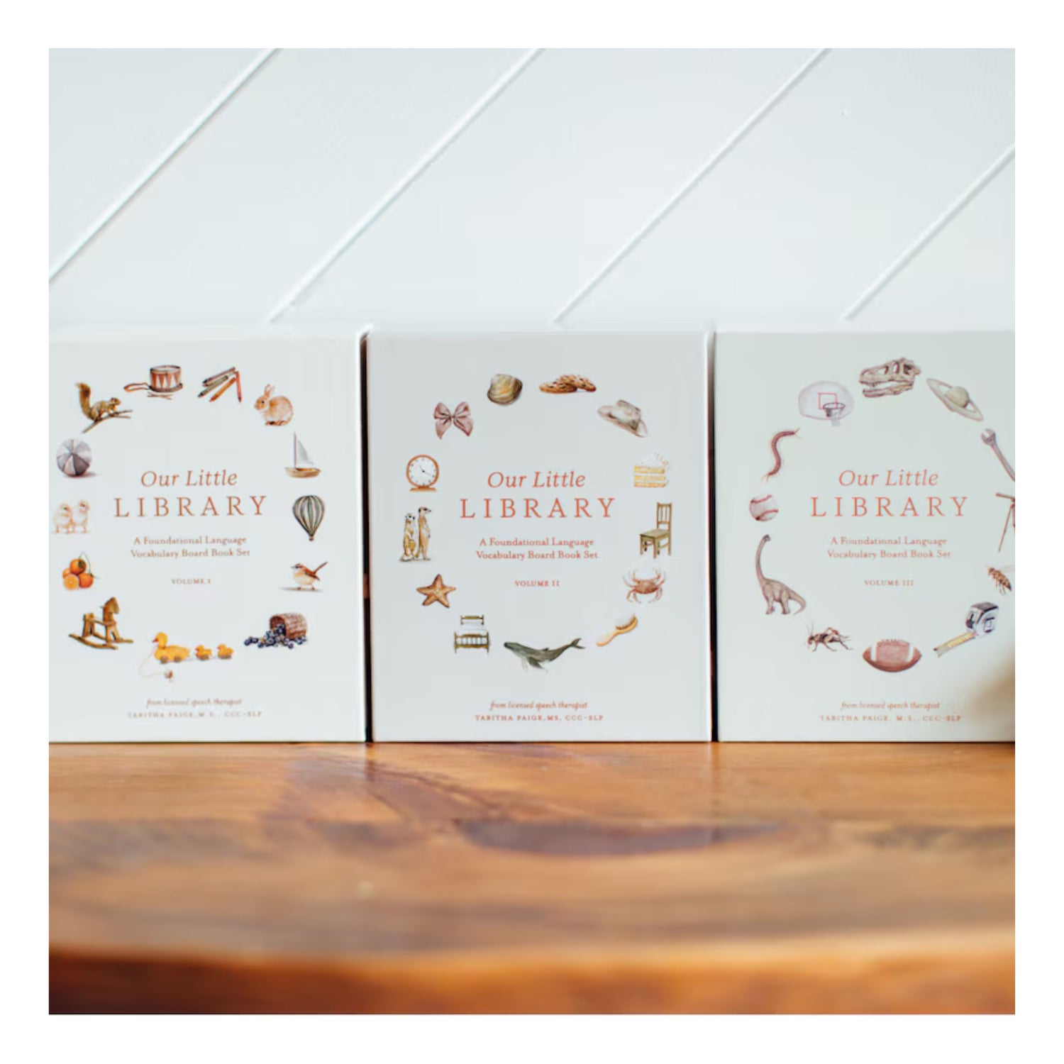 Our Little Library Vol. 3: Dinosaurs, Space, Tools, Bugs, and Sports Board Book Set for Boys & Girls