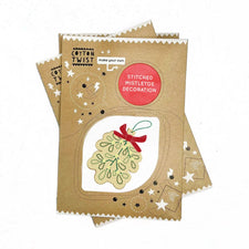 Make Your Own Stitched Decoration Craft Kit (Mistletoe)