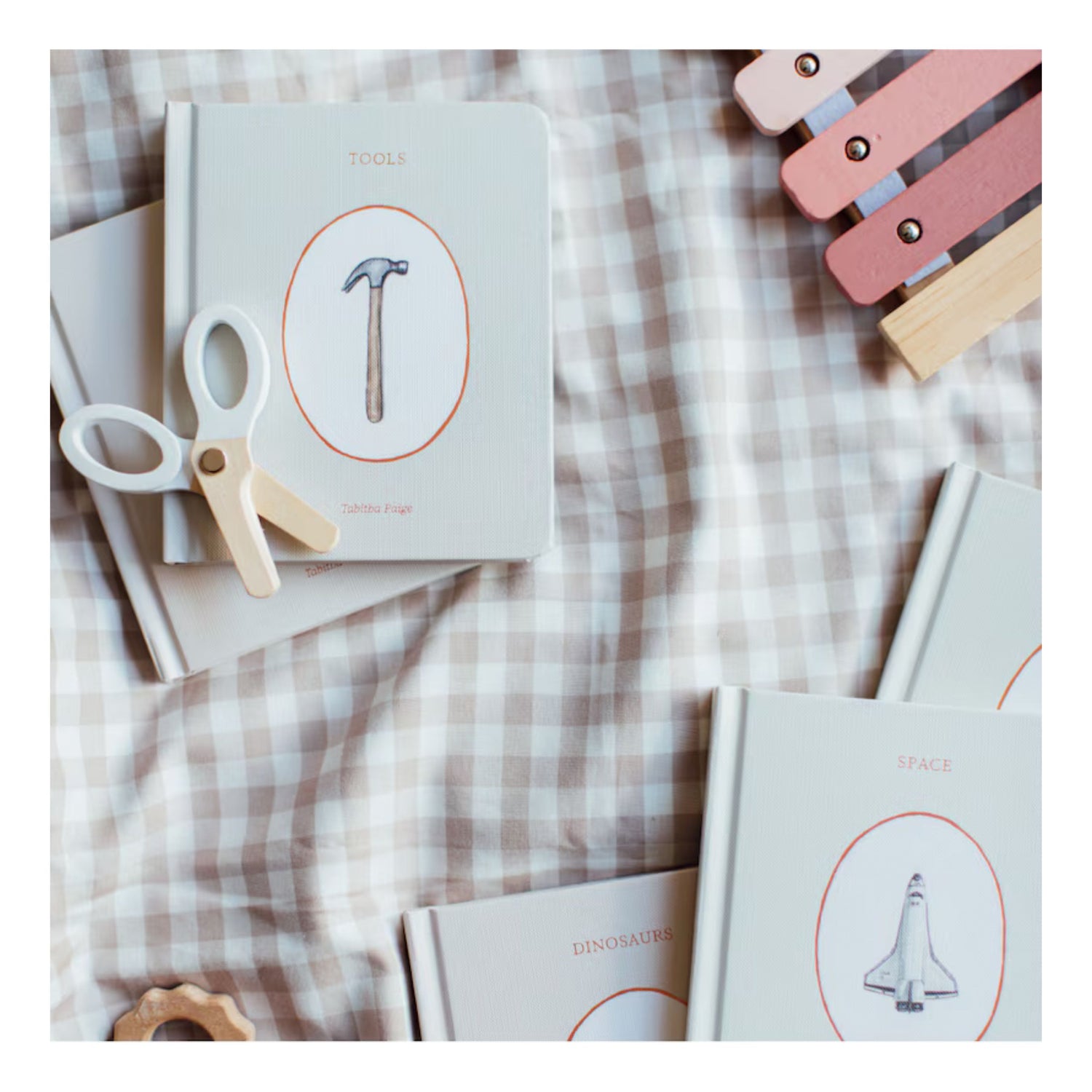 Our Little Library Vol. 3: Dinosaurs, Space, Tools, Bugs, and Sports Board Book Set for Boys & Girls