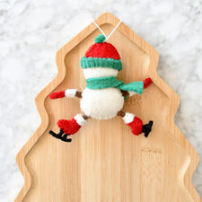 Felt Christmas Snowman Ornament