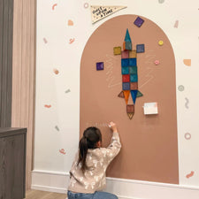 JUMBO Magic Playwall - Arch Magnetic Wall Decal (Caramel)