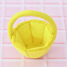 Petite Felt Easter Basket (Yellow)