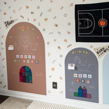 JUMBO Magic Playwall - Arch Magnetic Wall Decal (Caramel)
