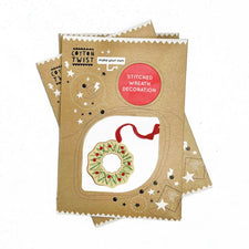 Make Your Own Stitched Decoration Craft Kit (Wreath)