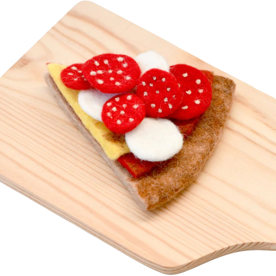 PRE-ORDER Felt Pepperoni Pizza Slice | Play Food