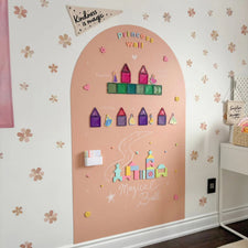 JUMBO Magic Playwall - Arch Magnetic Wall Decal (Blush)