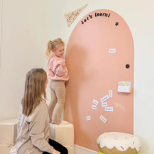 JUMBO Magic Playwall - Arch Magnetic Wall Decal (Blush)
