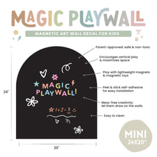 MINI Magic Playwall - Arch Magnetic Wall Decal (Caramel)