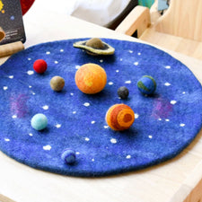 Felt Solar System Play Mat and Planets Set