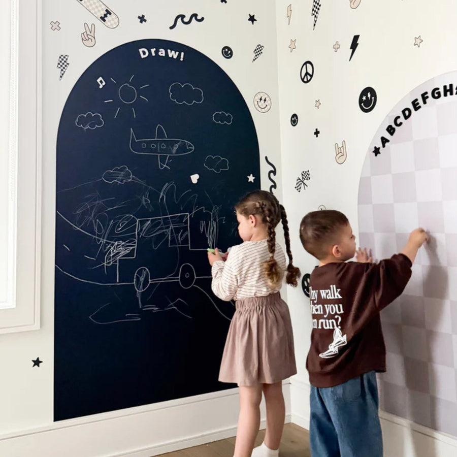 JUMBO Magic Playwall - Arch Magnetic Wall Decal (Midnight)