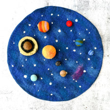 Felt Solar System Play Mat and Planets Set