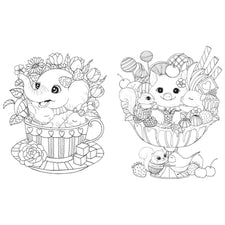 A Million Hugs & Kisses | Colouring Book