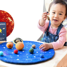 Felt Solar System Play Mat and Planets Set