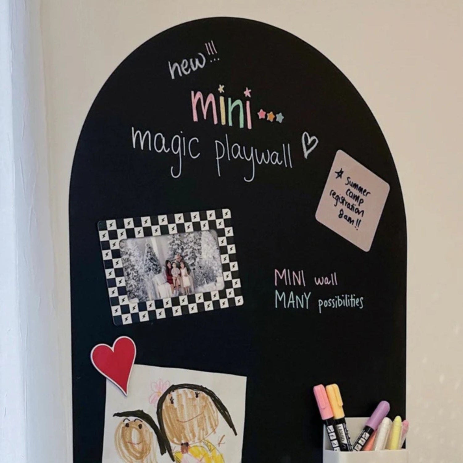 MINI Magic Playwall - Arch Magnetic Wall Decal (Midnight)