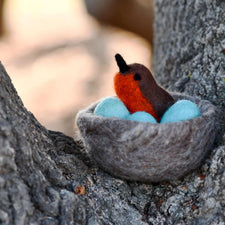 Felt Toy Robin Bird