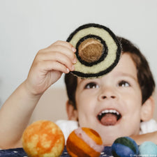 Felt Solar System Play Mat and Planets Set