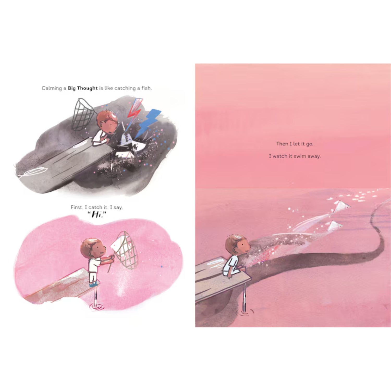 Big Thoughts: Catch and Release Your Worries | Picture Book