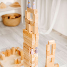 Grimm's Large Natural Stepped Pyramid Building Set