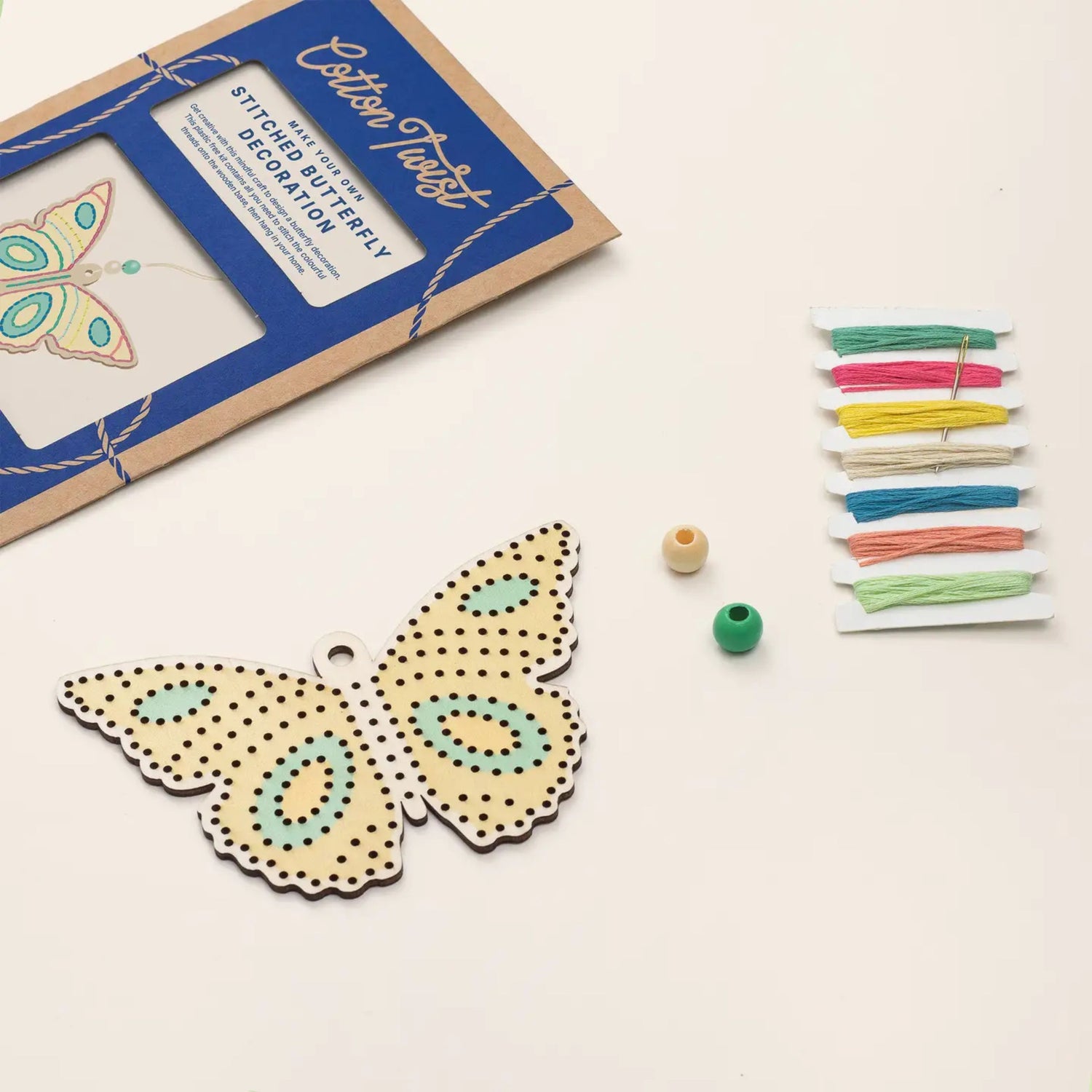 Make Your Own Stitched Butterfly Decoration Craft Kit (Butterfly)
