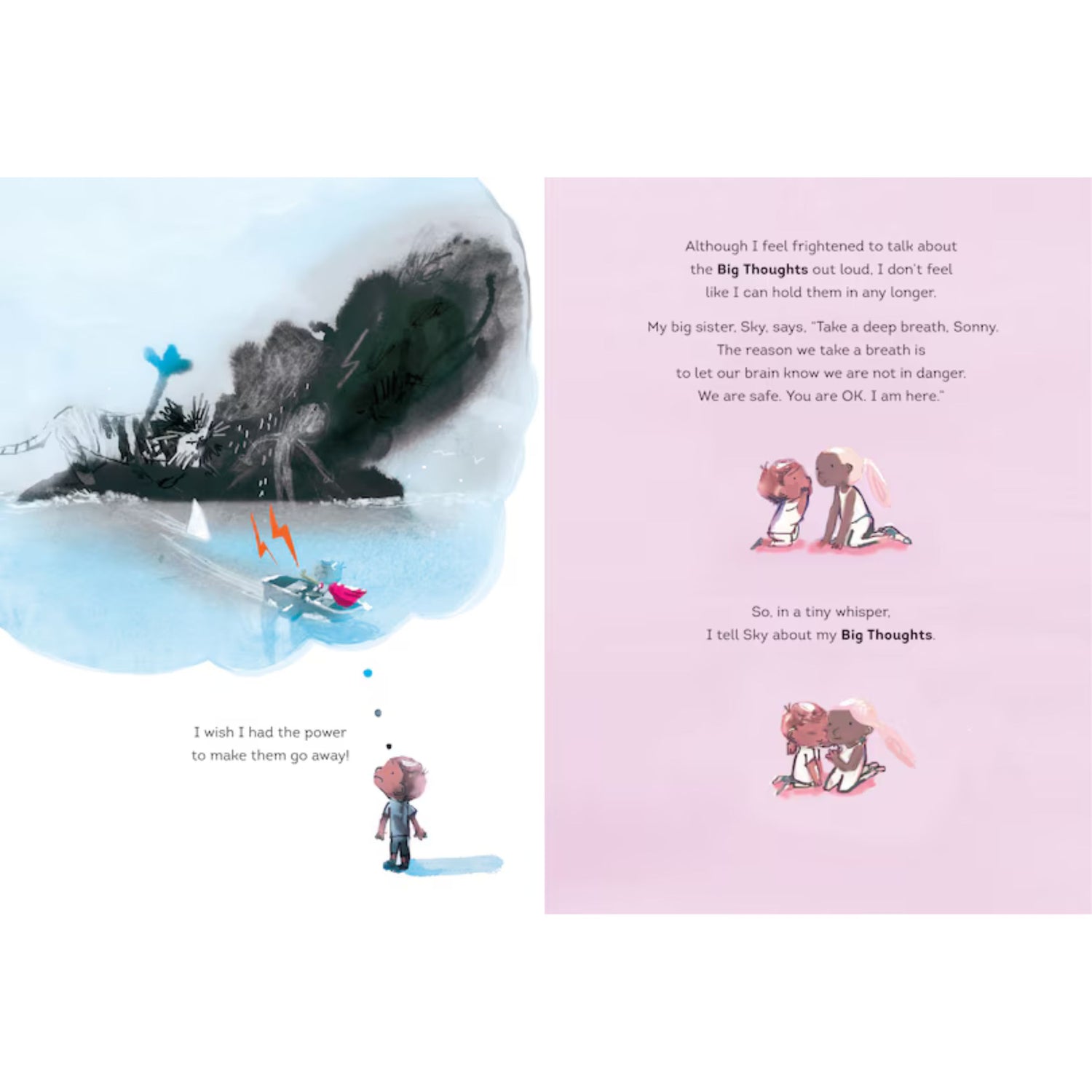 Big Thoughts: Catch and Release Your Worries | Picture Book