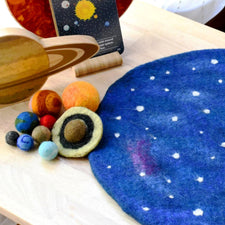 Felt Solar System Play Mat and Planets Set
