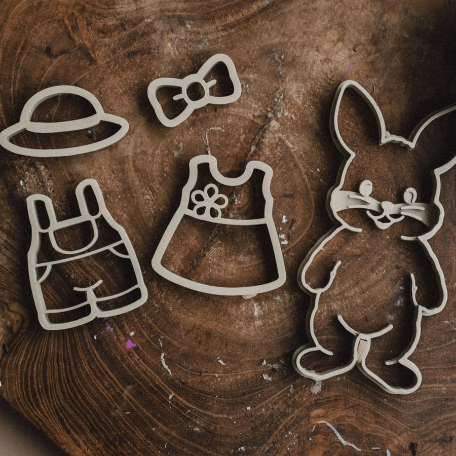 Bunny Dress-Up Eco-Cutter Playdough Set