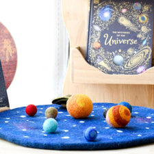 Felt Solar System Play Mat and Planets Set