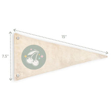 Fa La La La La Christmas Canvas Pennant Flag